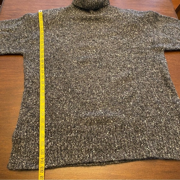 15. Vintage Express Tricot Chunky Wool Turtleneck Tunic 90s Sweater Size Large - Picture 13 of 15